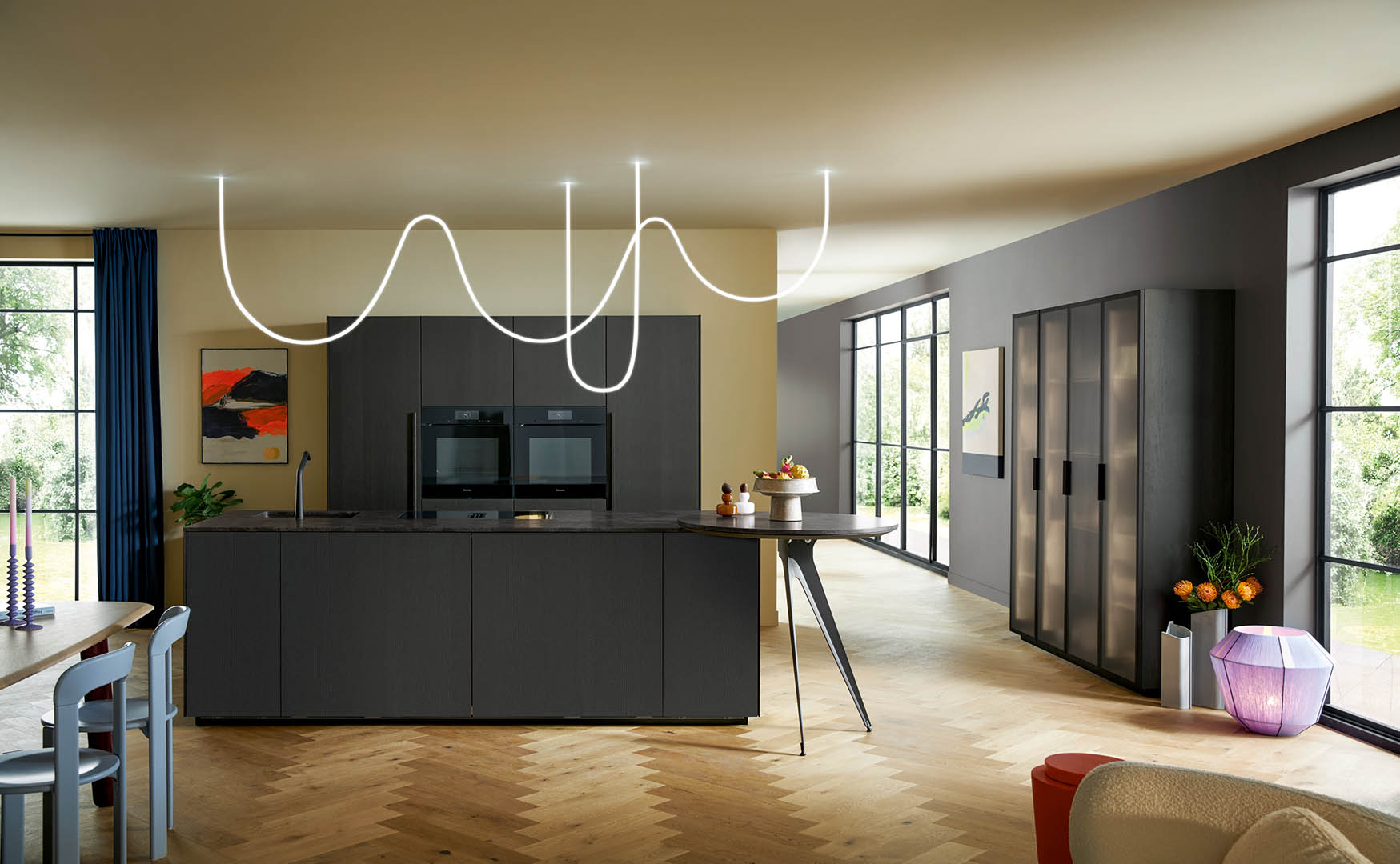 Cocina nx510 laca mate Velvet superficie sedosa minimalista Málaga Ambientes