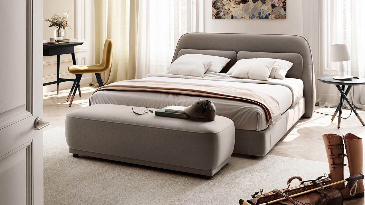 Configuración de asientos Natuzzi Editions con ergonomía y confort para salón contemporáneo