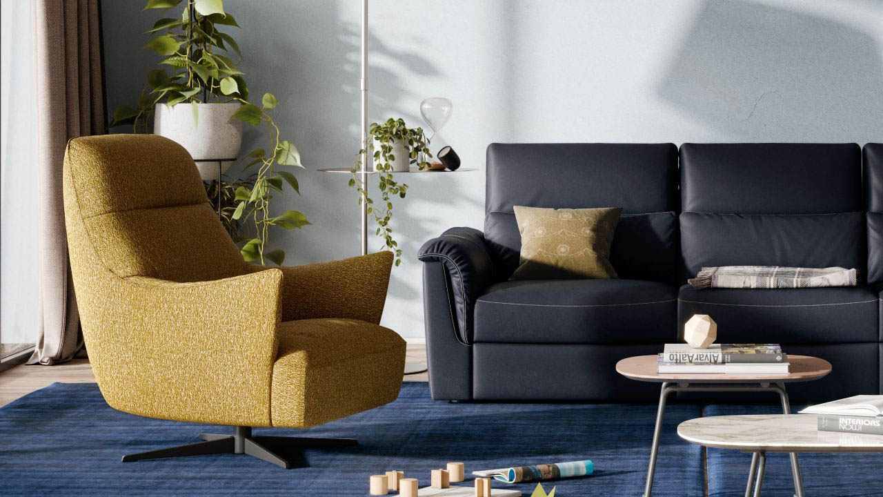 Mesa Natuzzi Editions de diseño escultórico para comedor contemporáneo